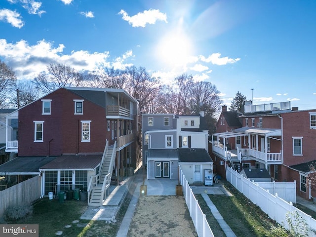 view of rear view of house