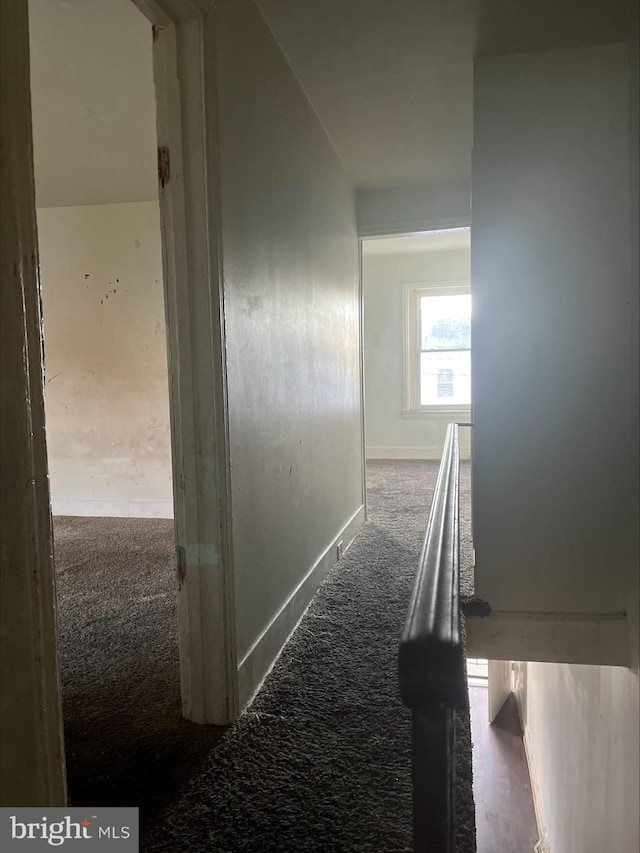 5131 Harlan St, Philadelphia, PA 19131 - hallway with carpet floors and baseboards