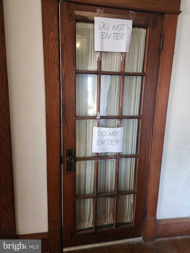 view of room details