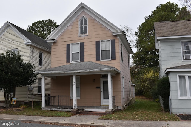 front facade featuring a porch