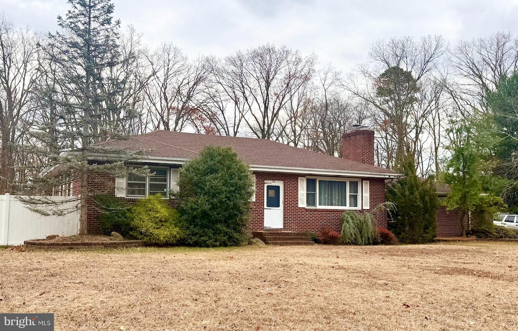 view of ranch-style house