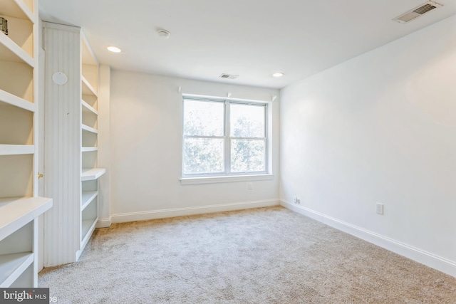 7902 Brynmor Ct Unit 201, Pikesville, MD 21208 - carpeted empty room with baseboards, a smoke detector, and recessed lighting