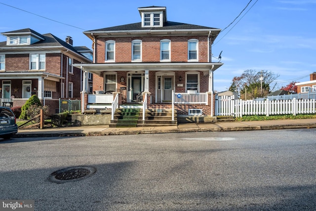 view of front of house with a porch