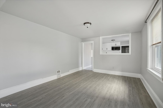 interior space with wood-type flooring