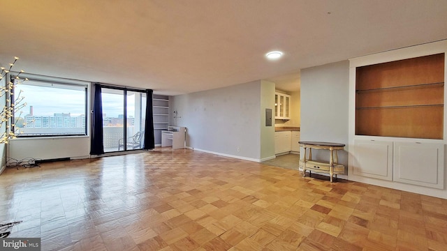 view of unfurnished living room