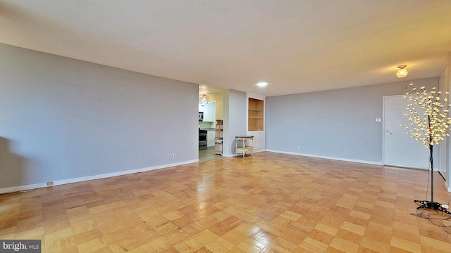 view of unfurnished living room