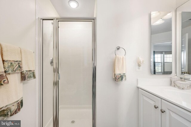 4 Bay View Ln, Colonial Beach, VA 22443 - full bathroom featuring vanity and a stall shower