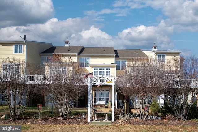 view of rear view of property