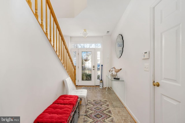 4 Bay View Ln, Colonial Beach, VA 22443 - foyer with stairs and baseboards