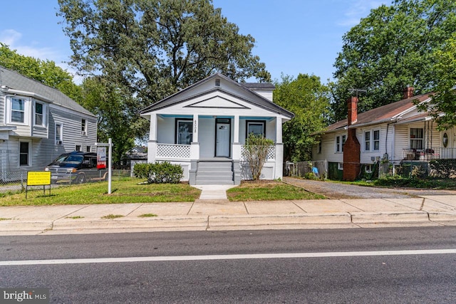 bungalow with a porch