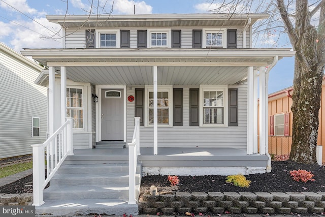 view of front of property