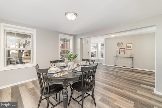 28 W Main St, Fairfield, PA 17320 - dining space featuring wood finished floors and baseboards