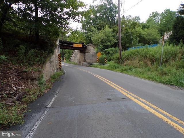 view of road