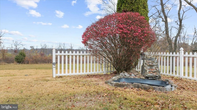 view of yard