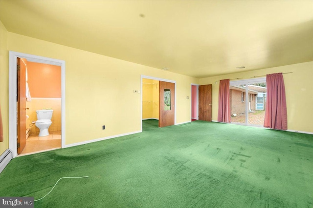 spare room featuring carpet flooring