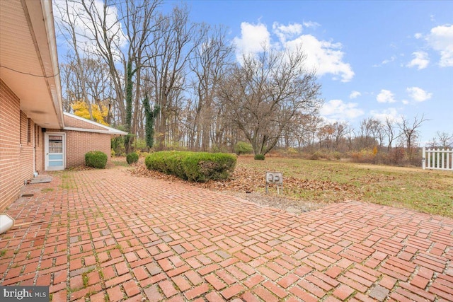 view of patio