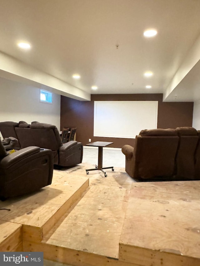 view of home theater