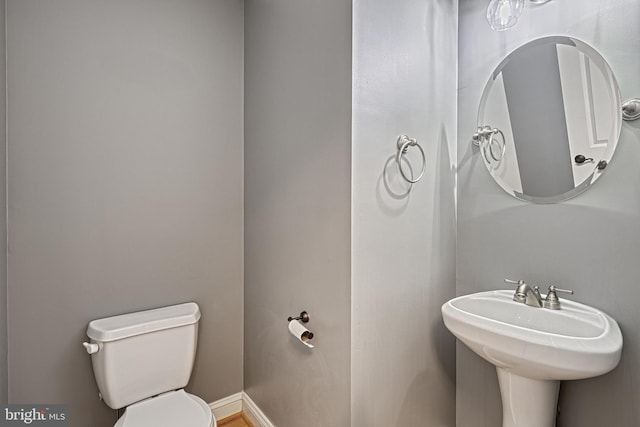 bathroom with toilet