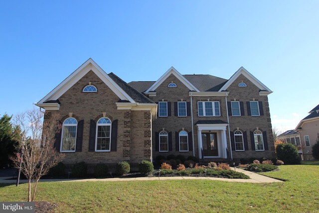 view of front of house with a front yard