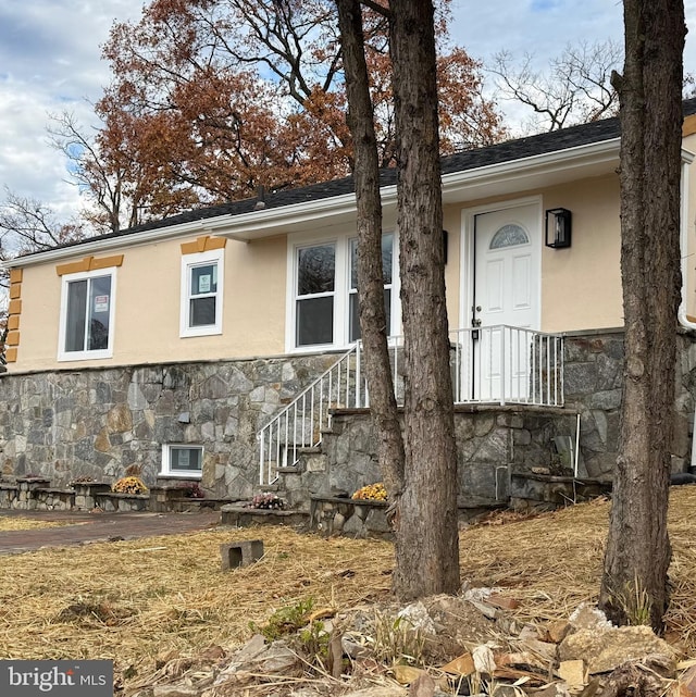 view of front of home