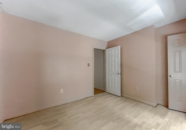 interior space featuring light hardwood / wood-style floors