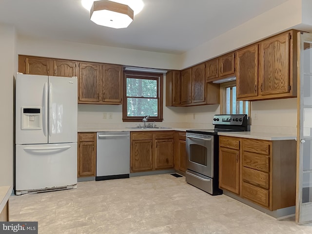 kitchen featuring sink and stainless steel appliances