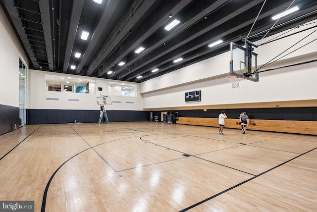 view of sport court