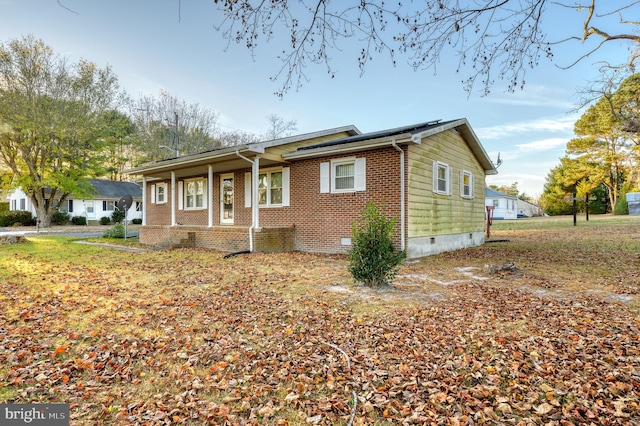 view of front of property