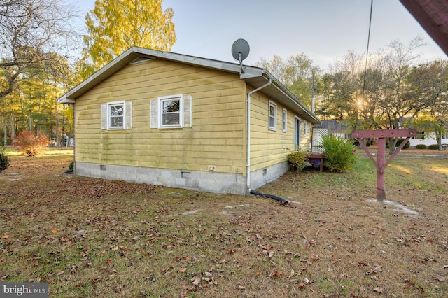 view of property exterior