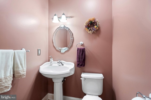 bathroom with toilet