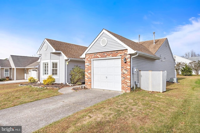 ranch-style house with a front yard