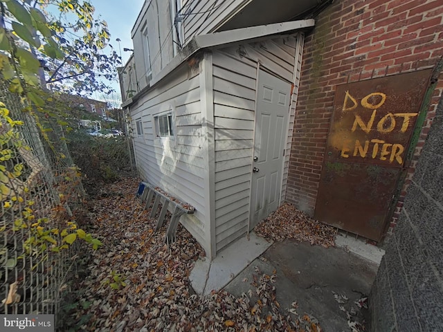 view of entrance to property