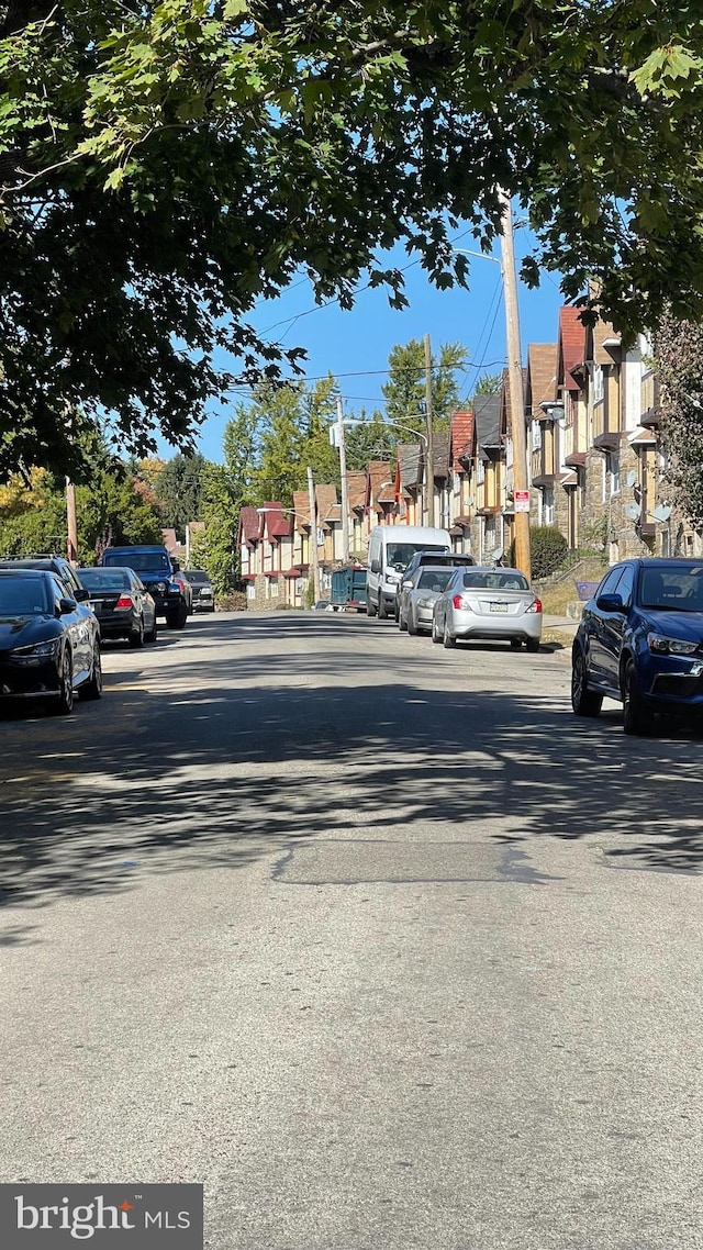 view of road