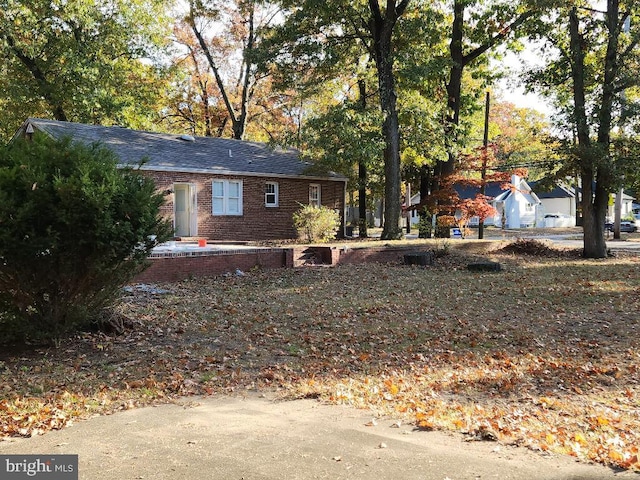 view of front of home