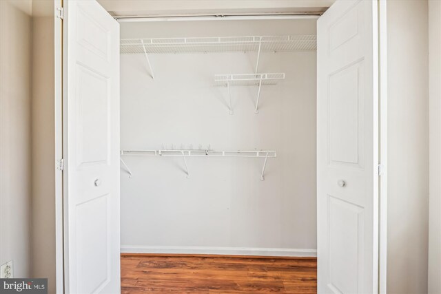 view of closet