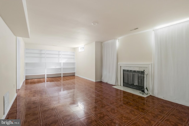 view of unfurnished living room