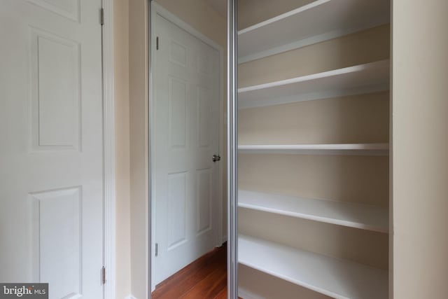 view of closet