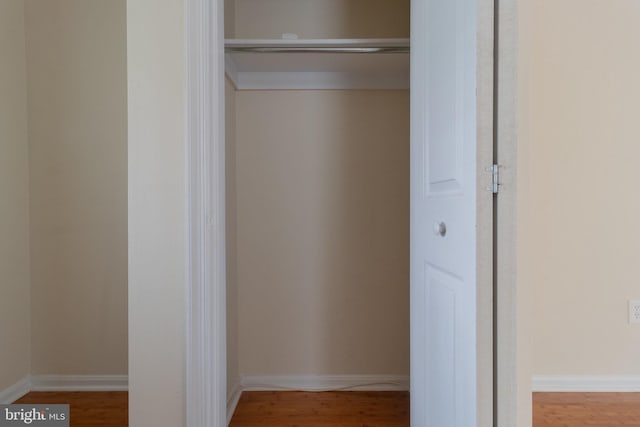 view of closet