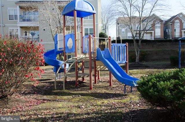 view of play area