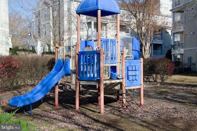 view of jungle gym