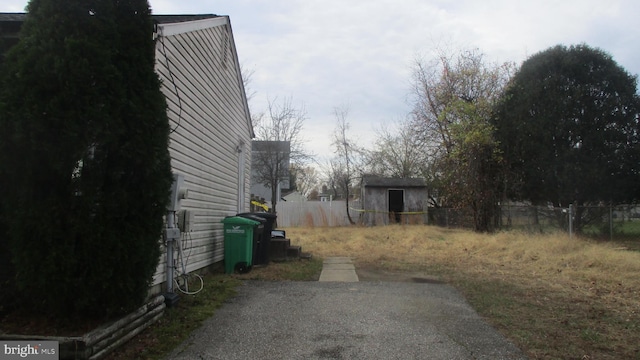 view of side of property