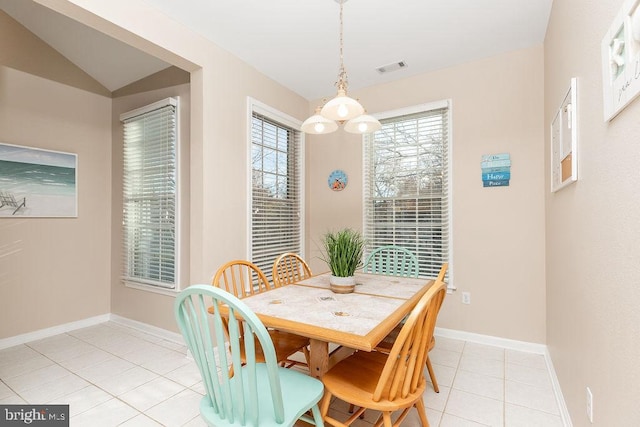 54 October Glory Ave Unit 54F, Ocean View, DE 19970 - dining area with light tile patterned floors and baseboards