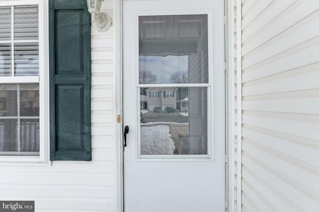 view of entrance to property