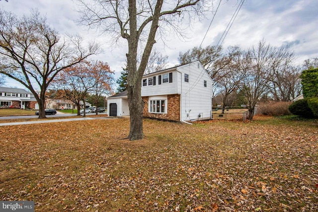 view of side of property