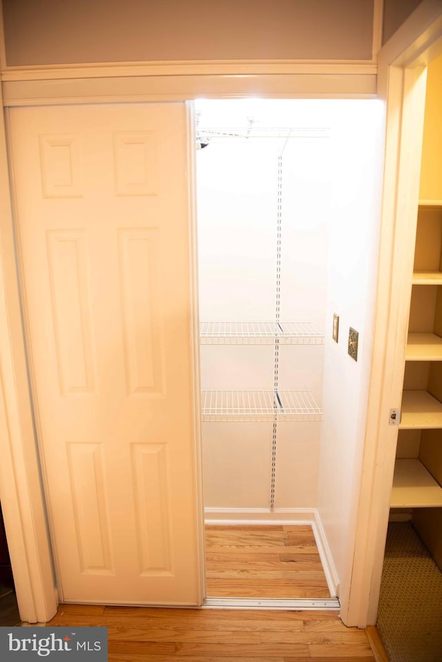 view of closet