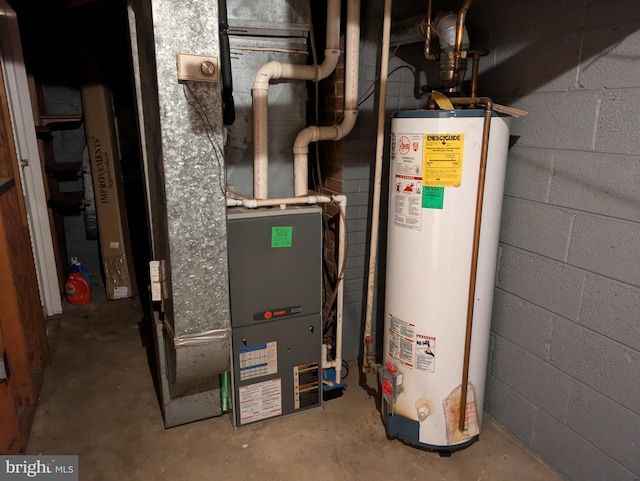 utilities with gas water heater