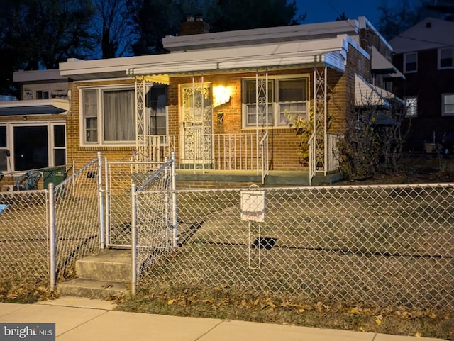 view of bungalow-style home