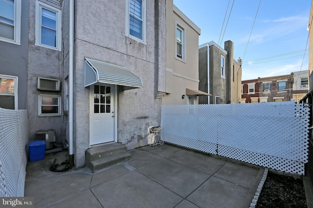 exterior space featuring central AC unit