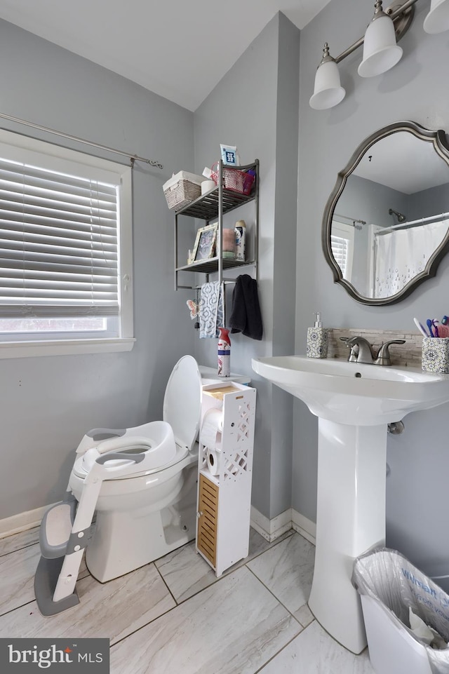 bathroom with toilet