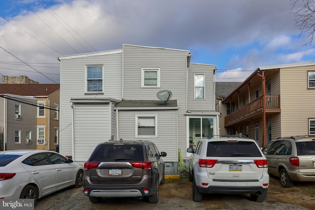 view of rear view of property